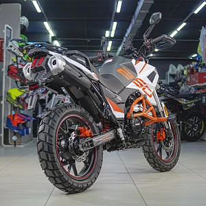 Мотоцикл турэндуро ROCKOT HOUND 250 (белый/оранжевый, ЭПТС)